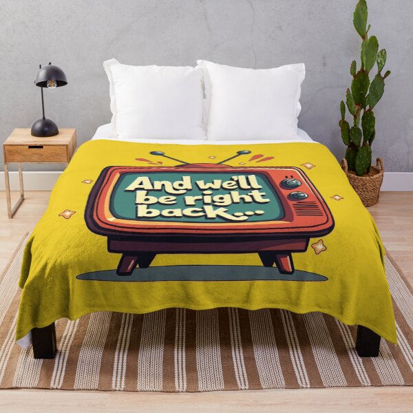 Item preview, We'll Be Right Back – Retro TV Break designed and sold by Scott Black.