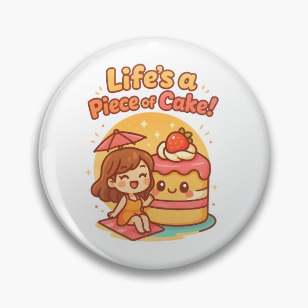 Artikelvorschau, Das Leben ist ein Kinderspiel – Kawaii Chibi Cake Vibes entworfen und verkauft von Snackwear Apparel.