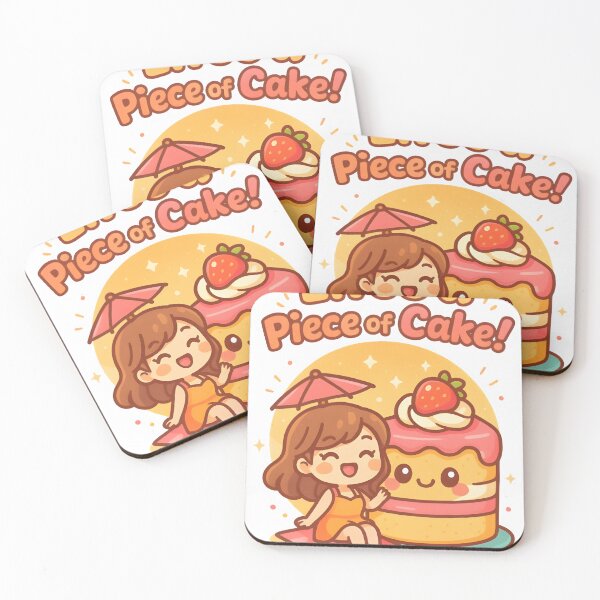 Item preview, Life’s a Piece of Cake – Kawaii Chibi Cake Vibes designed and sold by Snackwear Apparel.