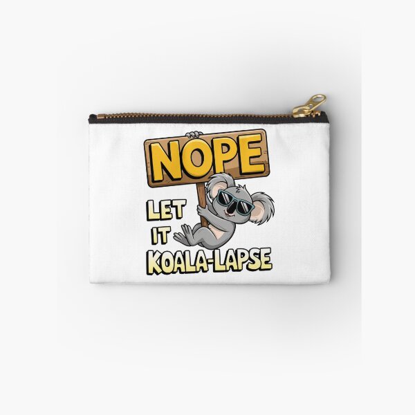 Item preview, Funny Nope Let It Koala-Lapse Cute Chill Koala Cartoon Design designed and sold by badburropress.