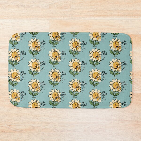 Item preview, Daisy cartoon flower sneezing designed and sold by rintintinnnz.