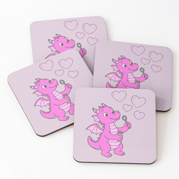 Item preview, Dragon Bubbles - Pink designed and sold by AngelMiette.
