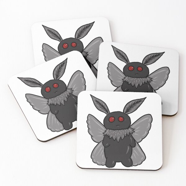 Item preview, Cute Mothman – Kawaii Cryptid Art | Funny Sad Paranormal Creature Design designed and sold by graceirisart.