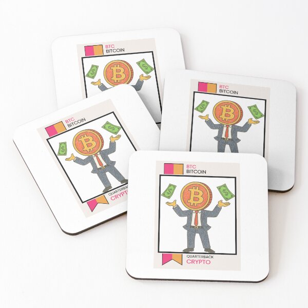 Item preview, Bitcoin is my Business Football Parody Trading Card designed and sold by StickerBird.