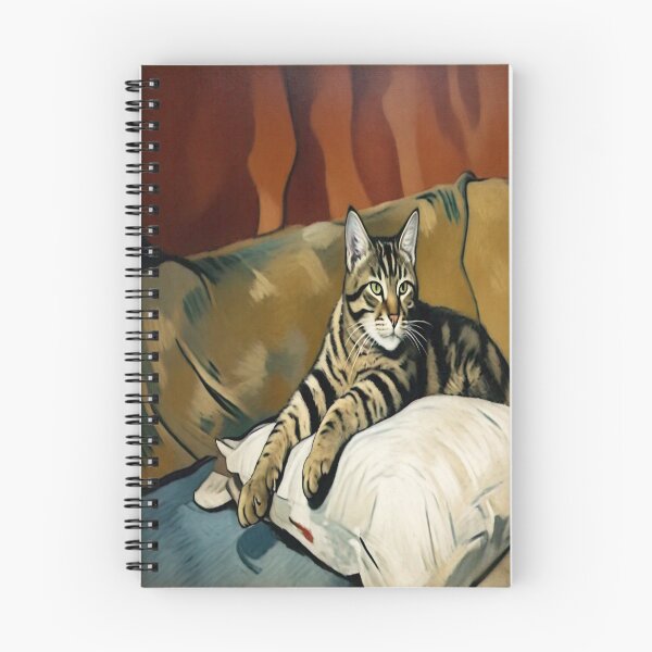 Item preview, Portrait of Kimba the Tabby Cat designed and sold by brentwooddsgn.