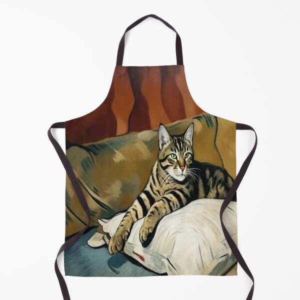 Item preview, Portrait of Kimba the Tabby Cat designed and sold by brentwooddsgn.