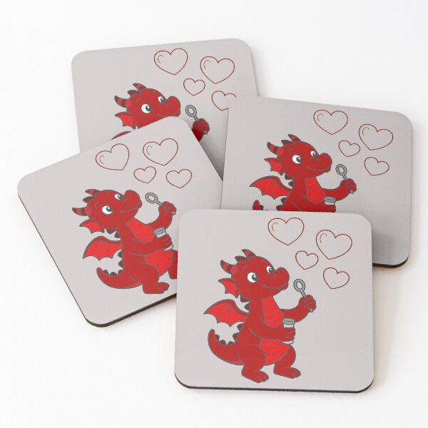 Item preview, Dragon Bubbles - Red designed and sold by AngelMiette.