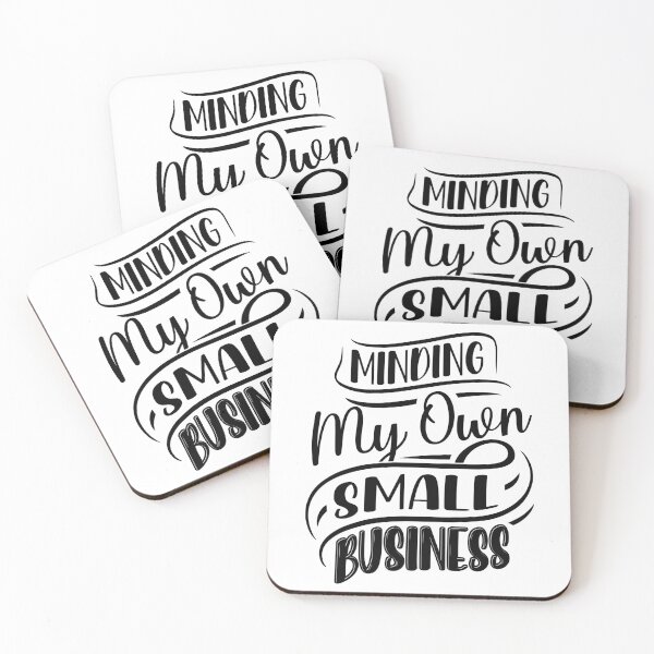 Item preview, Minding My Own Small Business | Minimalist Entrepreneur Motivation Design designed and sold by NotaryLife.