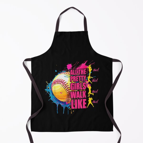 Item preview, All The Pretty Girls Walk Like This Softball Player Women designed and sold by Filek-mable.