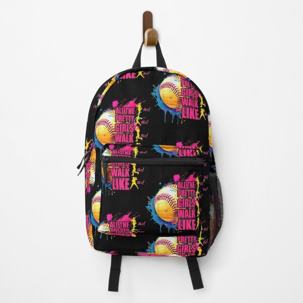 Item preview, All The Pretty Girls Walk Like This Softball Player Women designed and sold by Filek-mable.