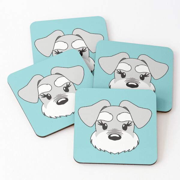 Item preview, Kawaii Schnauzer with Long Eyelashes designed and sold by tayaan.