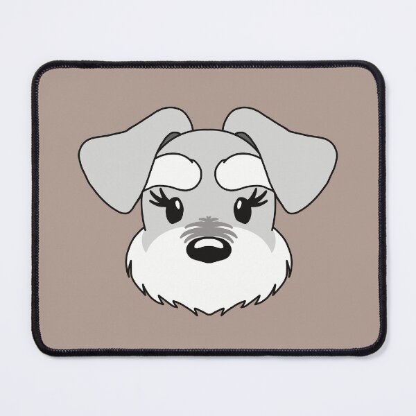 Item preview, Kawaii Schnauzer with Long Eyelashes designed and sold by tayaan.