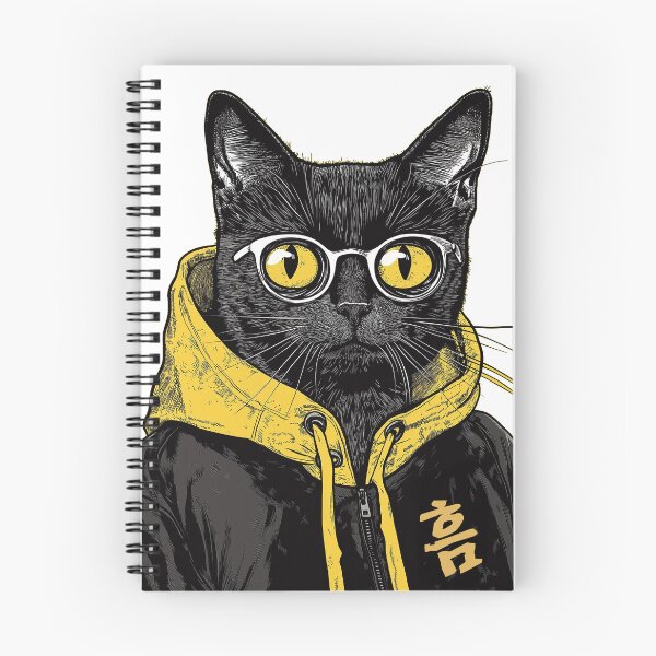 Item preview, Cool Cat in Street Style – 흑묘 designed and sold by studio902.