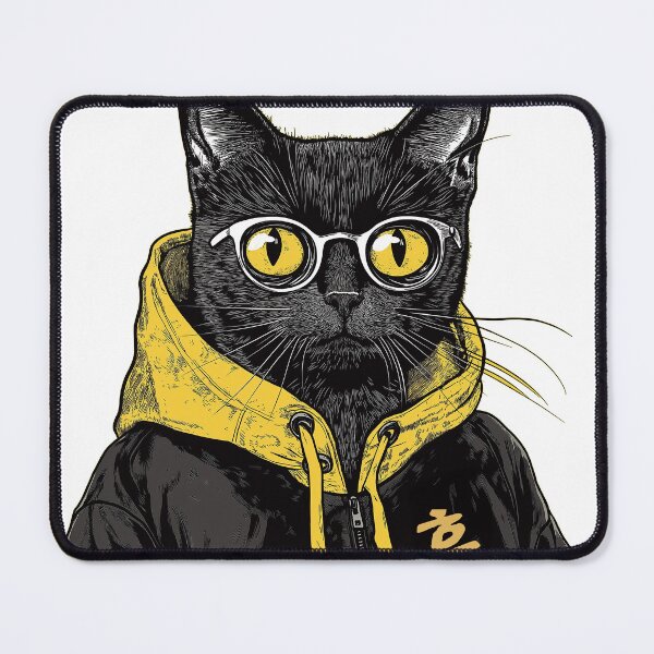 Item preview, Cool Cat in Street Style – 흑묘 designed and sold by studio902.