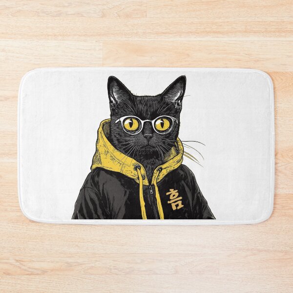 Item preview, Cool Cat in Street Style – 흑묘 designed and sold by studio902.