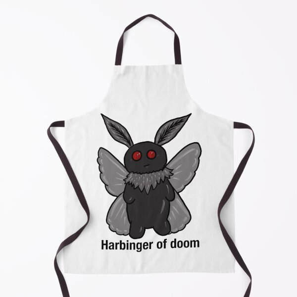 Item preview, Harbinger of Doom – Cute Mothman Cryptid | Funny Paranormal Creature Art designed and sold by graceirisart.