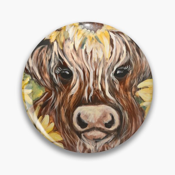 Item preview, Highland Cow and Sunflower -Cropped designed and sold by CamillaRandall.