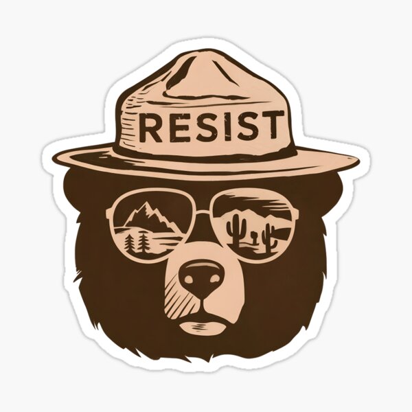 Artikel-Vorschau von Schützen Sie unsere Nationalparks Hände weg von Smokey, dem Bear Resistance Park, retten Sie die Umwelt, designt und verkauft von SkeletonsDanger.