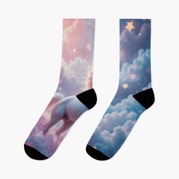 Item preview, majestic unicorn leaps through a dreamy sky designed and sold by InezPhotography.
