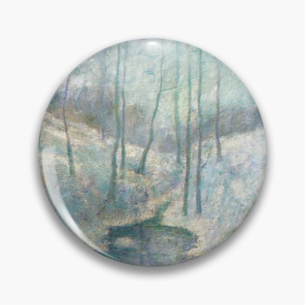 Item preview, Winter Landscape by John Henry Twachtman designed and sold by PureVintageLove.