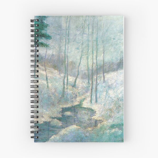 Item preview, Winter Landscape by John Henry Twachtman designed and sold by PureVintageLove.