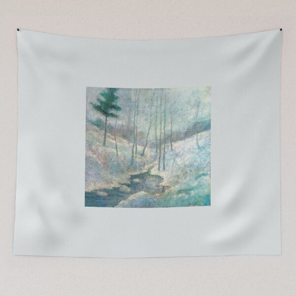 Item preview, Winter Landscape by John Henry Twachtman designed and sold by PureVintageLove.