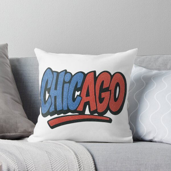 Item preview, Chicago Graffiti logo Drawn in Colored Pencils designed and sold by StickerBird.