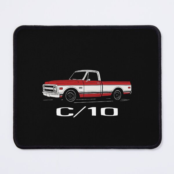 Item preview, 1970 Chevy C10 Classic Truck Red and White Minimalist Art designed and sold by TheArtOfCar.