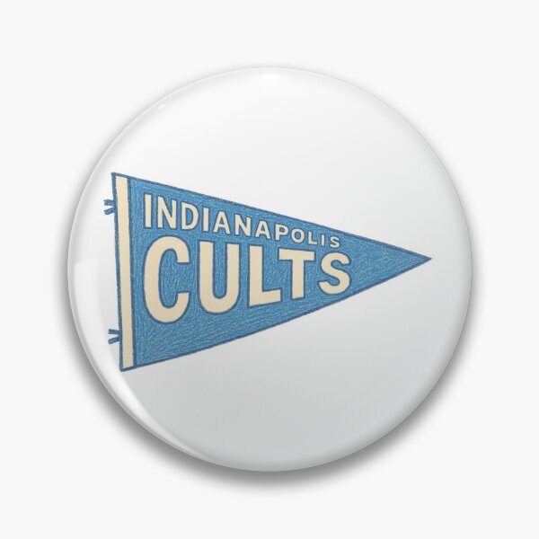 Artikelvorschau, Indianapolis Cults Wimpel entworfen und verkauft von StickerBird.
