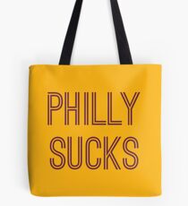 Philly Sucks - Gold/Burgundy Tote Bag