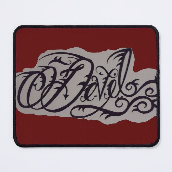 Item preview, devil lettering art pencil drawin designed and sold by pksart1.