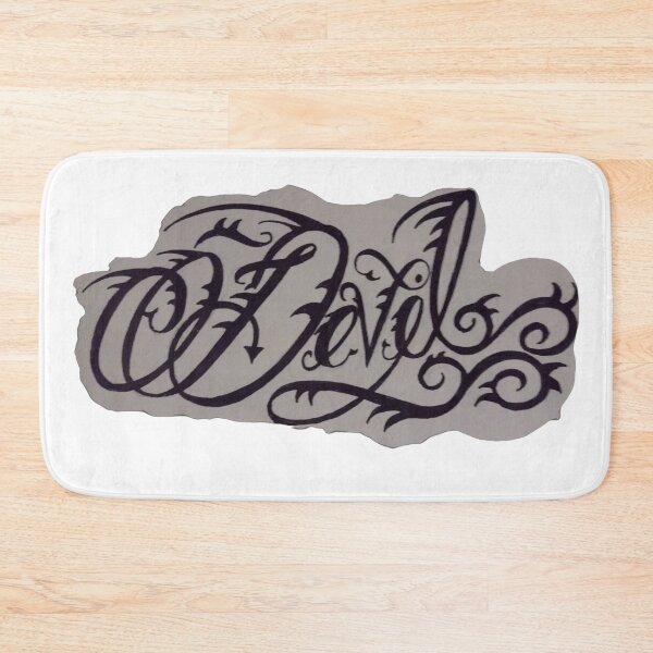 Item preview, devil lettering art pencil drawin designed and sold by pksart1.