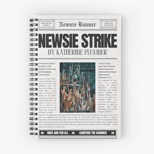 Item preview, Newsies - Newsboy Strike Paper designed and sold by itsgeorgiat.