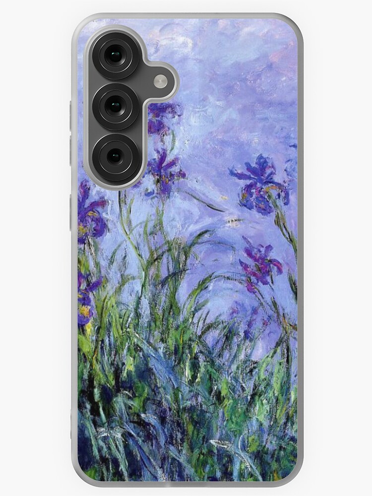 Thumbnail 1 of 4, Samsung Galaxy Phone Case, Claude Monet : Lilac Irises 1914 designed and sold by PureVintageLove.
