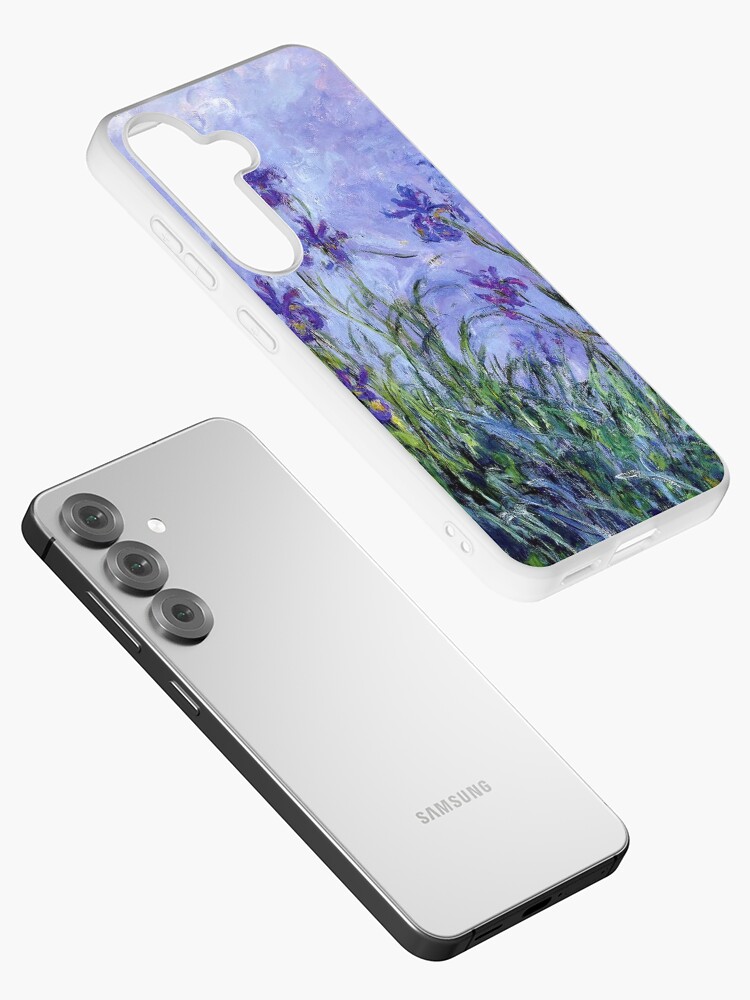Thumbnail 2 of 4, Samsung Galaxy Phone Case, Claude Monet : Lilac Irises 1914 designed and sold by PureVintageLove.