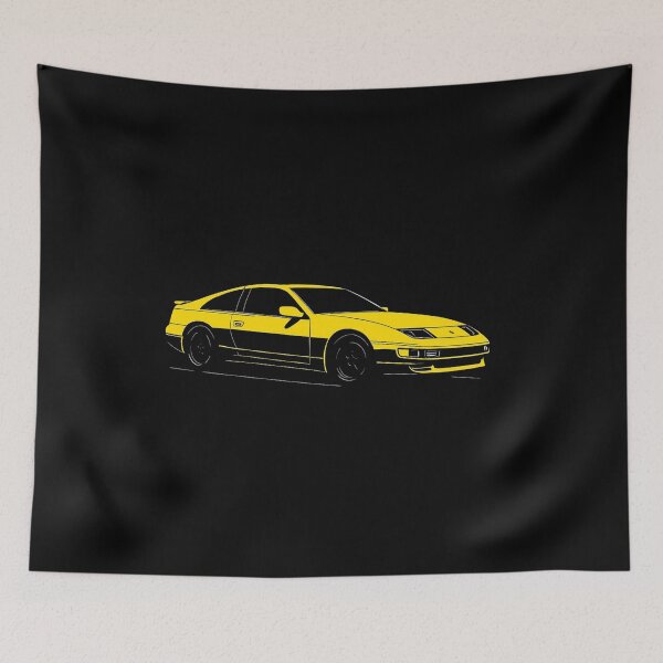 Item preview, Nissan 300ZX Z32 Yellow JDM Legend Minimalist Car Art designed and sold by TheArtOfCar.
