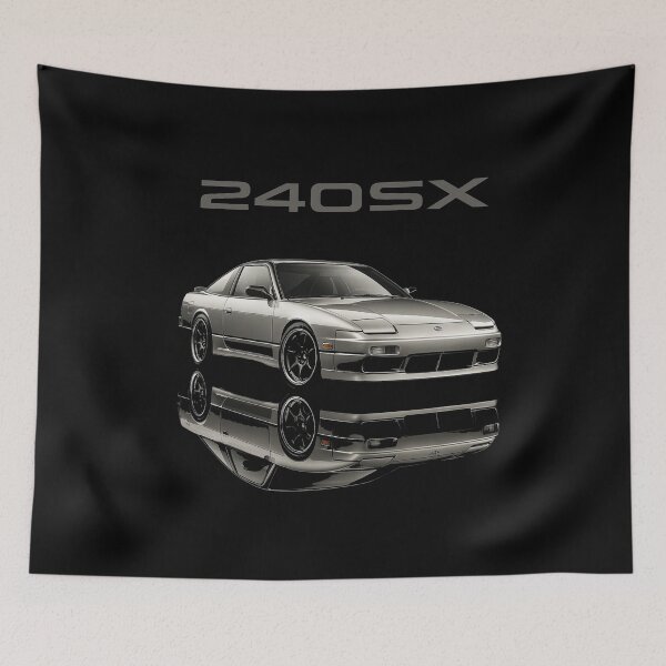 Item preview, Nissan 240SX S13 JDM Drift King Minimalist Car Art designed and sold by TheArtOfCar.