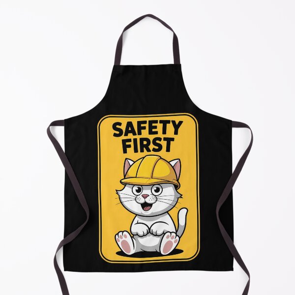 Item preview, Osha Cat - Safety First designed and sold by Funny Vintage Stickers And T-Shirts.