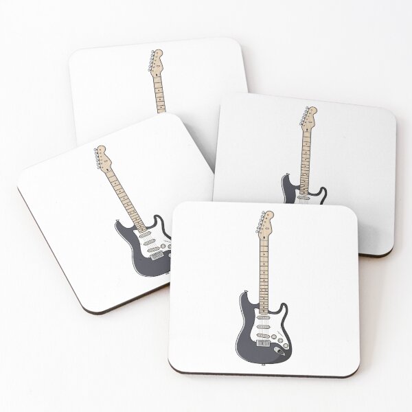 Item preview, Electric Guitar - EC Grey designed and sold by thebluewildstudio.