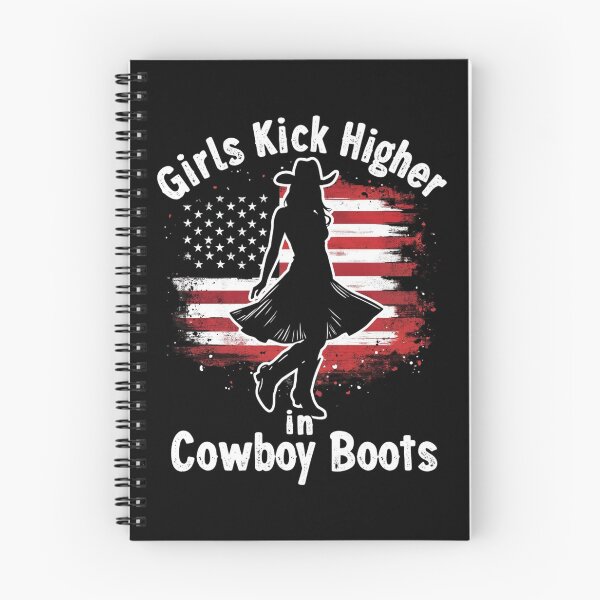 Item preview, Country Western Cowgirl Girls Kick Higher In Boots designed and sold by Blok45.