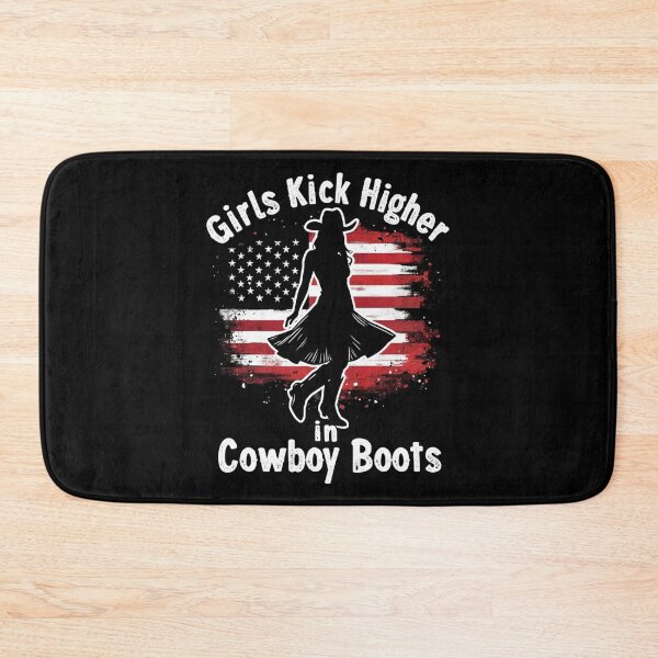Item preview, Country Western Cowgirl Girls Kick Higher In Boots designed and sold by Blok45.