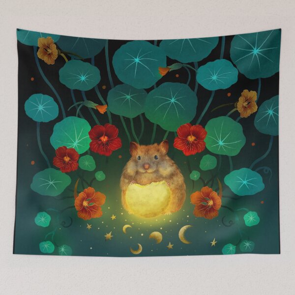 Item preview,  Nasturtium Night designed and sold by episodicDrawing.