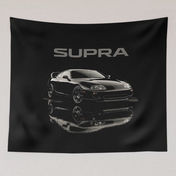 Item preview, Toyota Supra MK4 JDM Legend Blacked Out Minimalist Car Art designed and sold by TheArtOfCar.