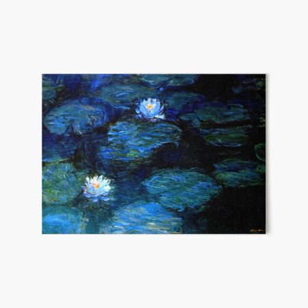 Item preview, Water Lilies Monet deep blue designed and sold by PureVintageLove.