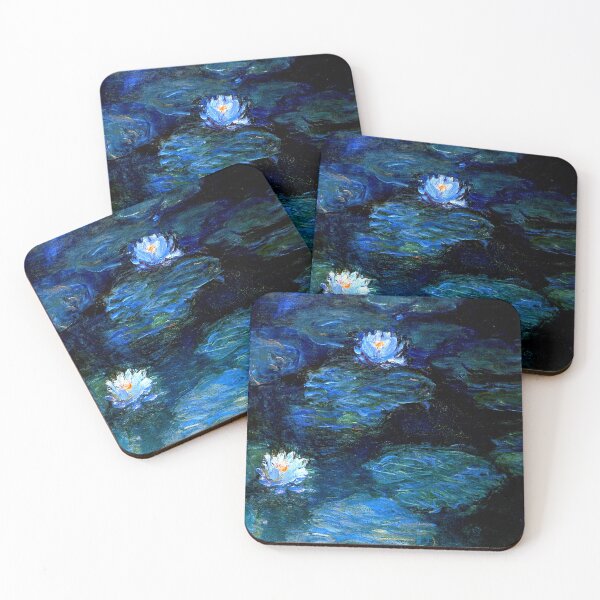 Item preview, Water Lilies Monet deep blue designed and sold by PureVintageLove.