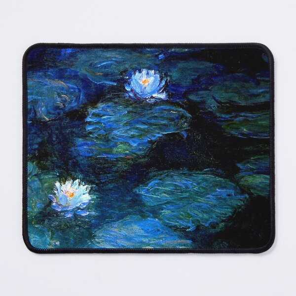 Item preview, Water Lilies Monet deep blue designed and sold by PureVintageLove.