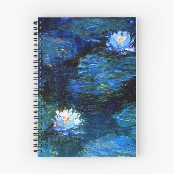 Item preview, Water Lilies Monet deep blue designed and sold by PureVintageLove.