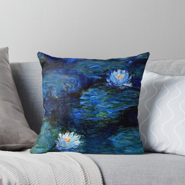 Item preview, Water Lilies Monet deep blue designed and sold by PureVintageLove.