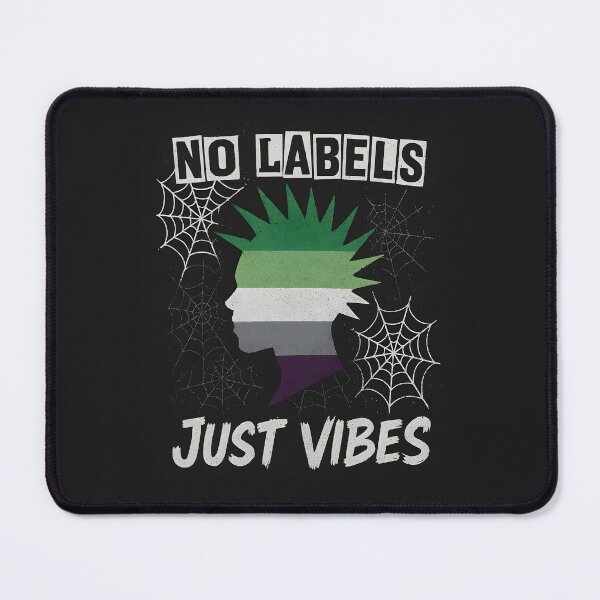Item preview, No Labels Just Vibes – Aroace Punk Pride Shirt designed and sold by CreativeGarage.