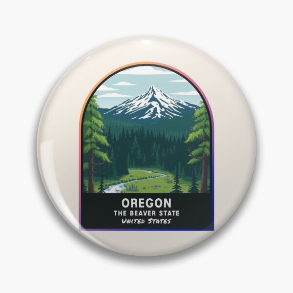 Artikelvorschau, Oregon (OR), Bundesstaat der Vereinigten Staaten von Amerika entworfen und verkauft von PinkandP.